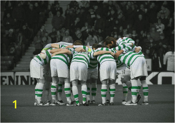 Celtic Fc Wall Murals 2019 the Celtic Huddle Giant Art Silk Print Poster 24x36inch60x90cm 015 From Chuy8988 $10 93