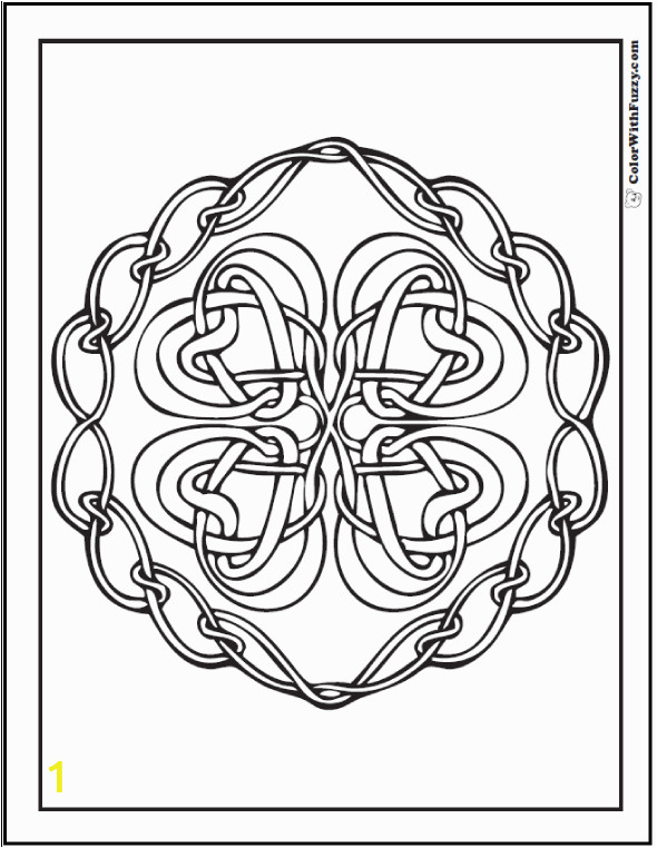 Celtic Knotwork Coloring Pages 90 Celtic Coloring Pages ⨠Irish Scottish Gaelic