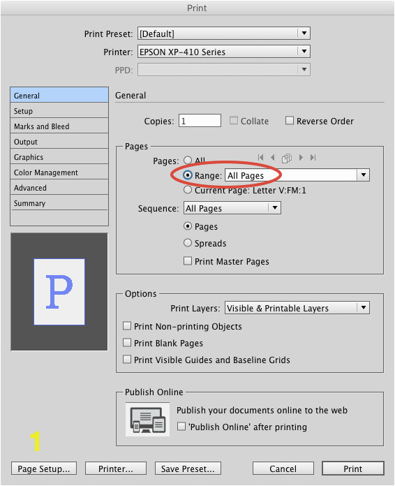 indesign tip print page ranges 1