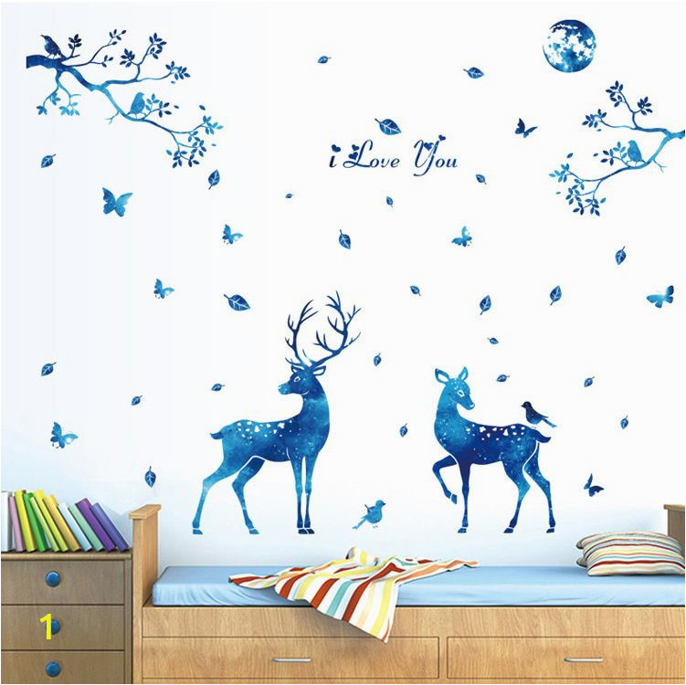 Cheap Christmas Wall Murals Environmental and Creative Decal for Kids Room Decoration