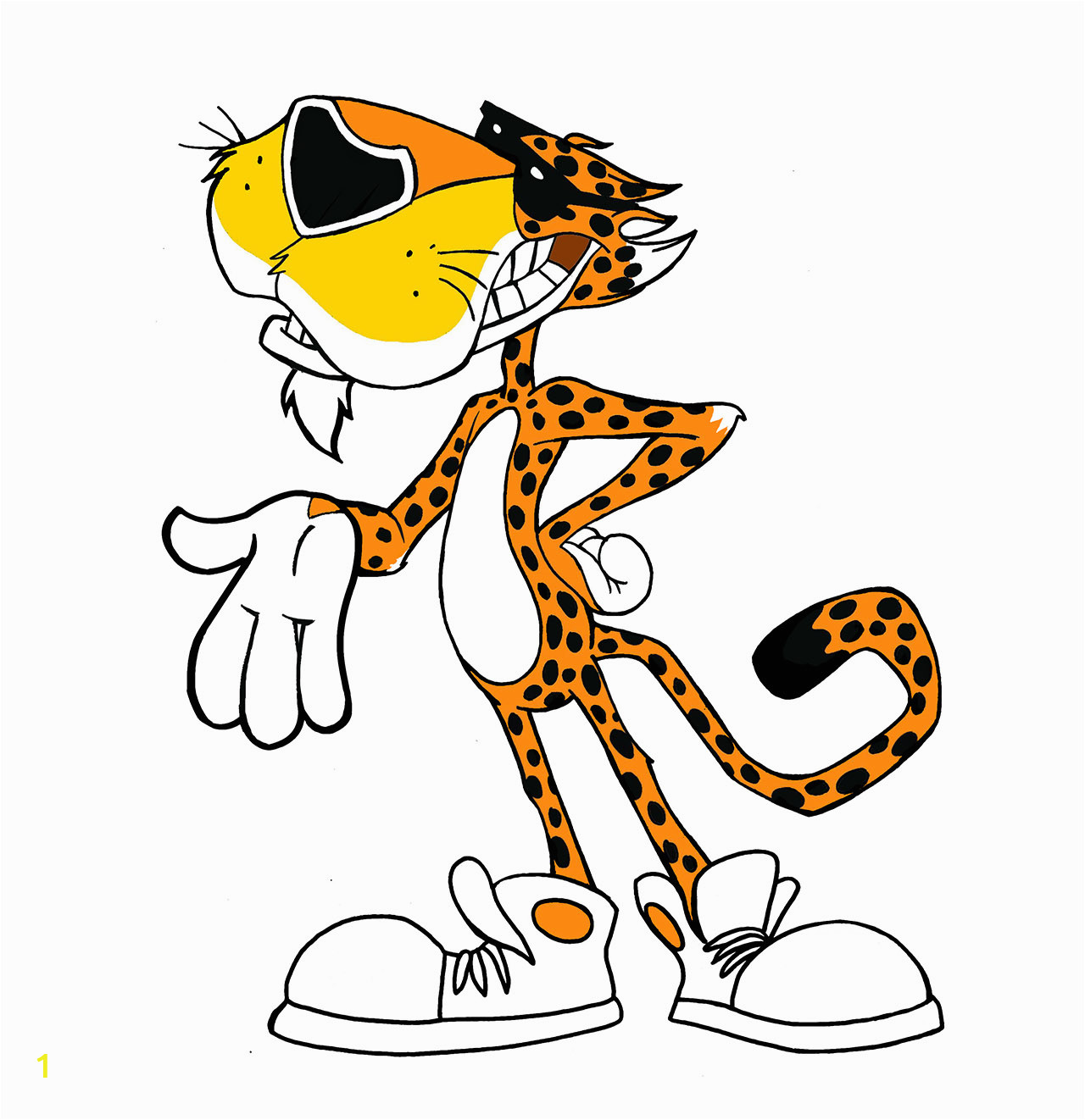 Chester Cheetah Coloring Pages | divyajanan