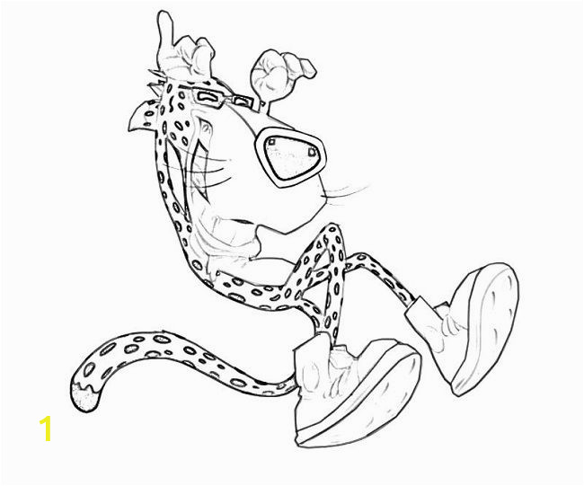 Chester Cheetah Coloring Pages Chester Cheetah Coloring Pages