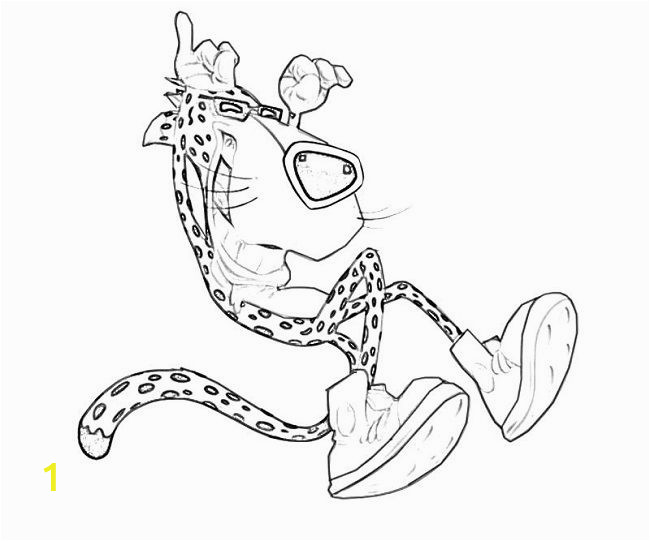 Chester Cheetah Coloring Pages Chester Cheetah Coloring Pages