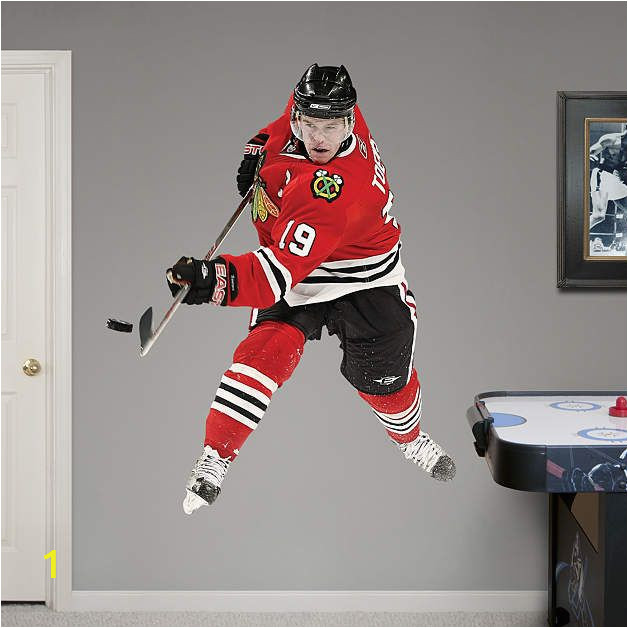 Chicago Blackhawks Wall Mural Jonathan toews Fathead Wall Decal