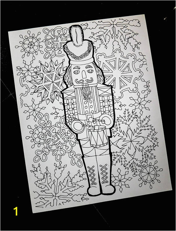 Christmas Coloring Pages Nutcracker Christmas Nutcracker Coloring Pages Snowflakes Printable