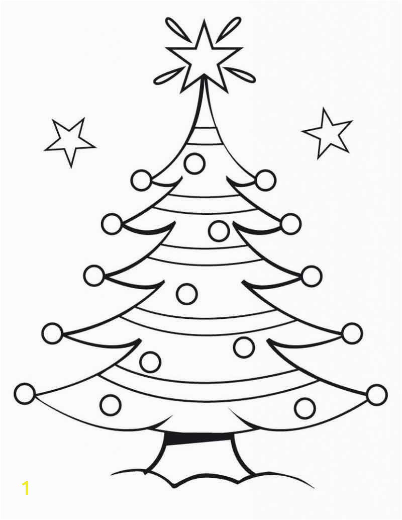 Christmas Tree Pictures Coloring Pages Christmas Tree Coloring Page