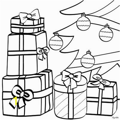 Christmas Tree Pictures Coloring Pages Giving Ts Coloring Page