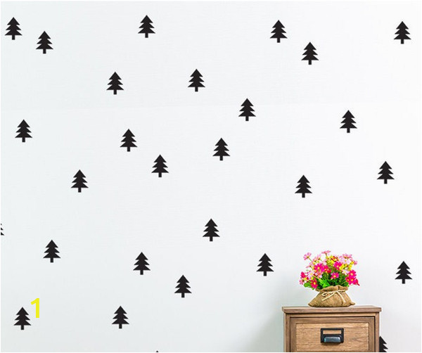 Christmas Vinyl Wall Murals Vinyl Decals Christmas Tree Patterned Kids Bedroom Home Decor Wall Stickers Set Pattern Art Design Mc001 Room Stickers Room Stickers Decorations From