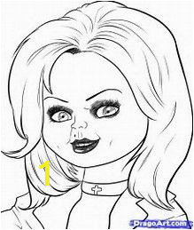 Chucky and Tiffany Coloring Pages Image Result for Scary Horror Coloring Pages