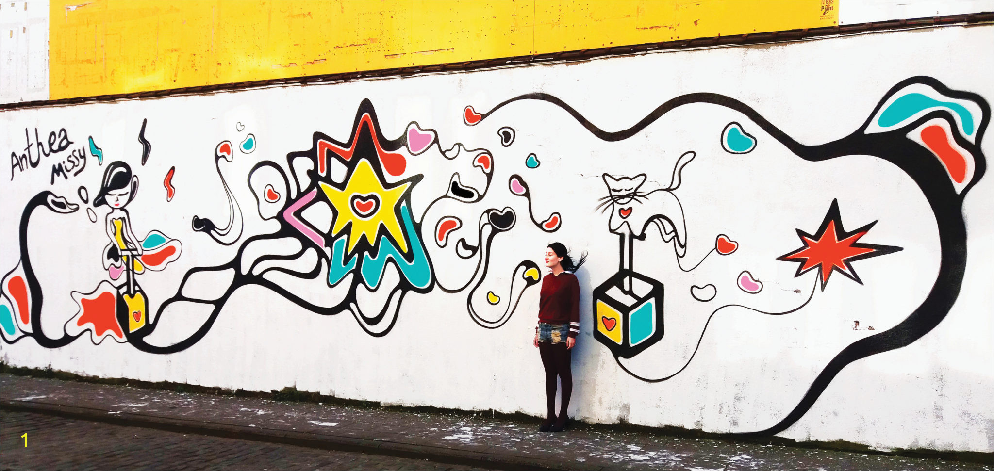 Circuit Mural Hot Wheels Wall Tracks Street Art Graffiti Art Canvas Cute Female Blog Anthea Missy