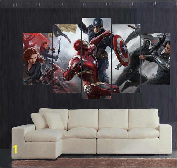 Civil War Wall Murals 2019 Captain America Civil War Concept Hd Canvas Printing New Home Decoration Art Painting Unframed Framed From Lijingyouhua $15 38