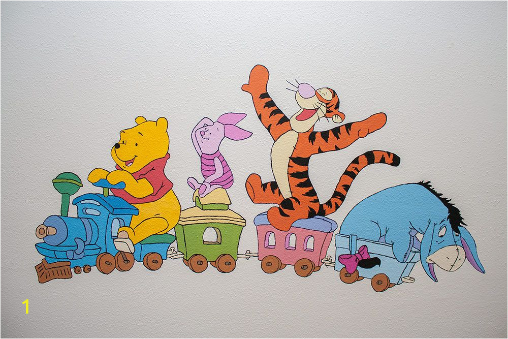 Classic Winnie the Pooh Wall Mural Wandgestaltung Mit Winnie Puuh Und Seinen Freunden