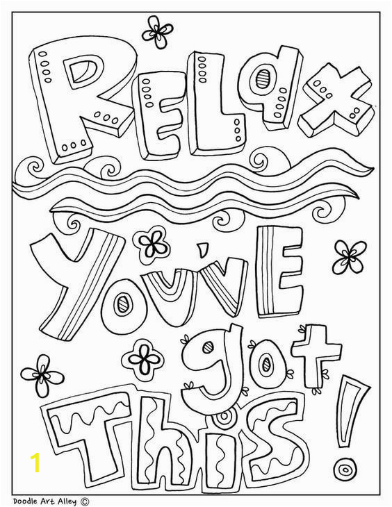 Classroom Coloring Pages for Kids Free and Printable Quote Coloring Pages Perfect for the