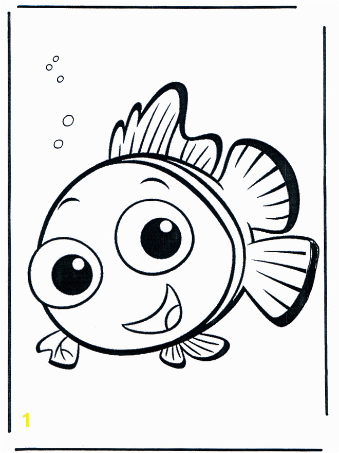 Clown Fish Coloring Pages Nemo Coloring Pages