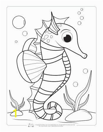 Clown Fish Coloring Pages Ocean Animals Coloring Pages for Kids