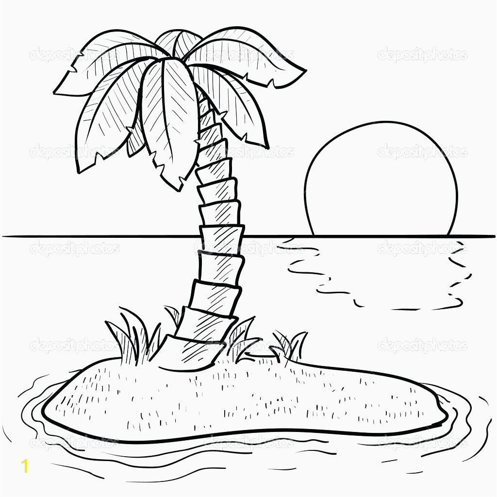 Coloring Page Coconut Tree Coloring Coconut Tree Beautiful Palm Tree Coloring Sheets