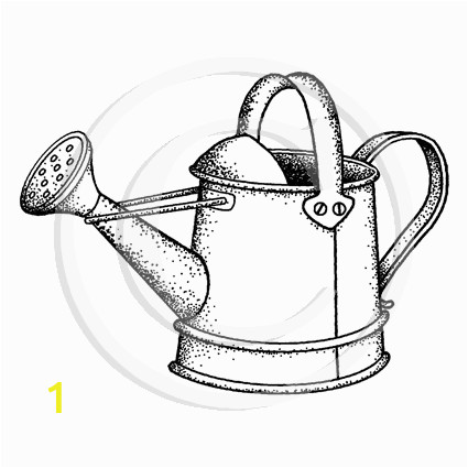 Coloring Page Watering Can 1649 F Watering Can