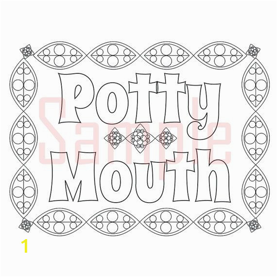 Coloring Pages for Boyfriend Sweary Coloring Page Potty Mouth 1 Swearing Coloring