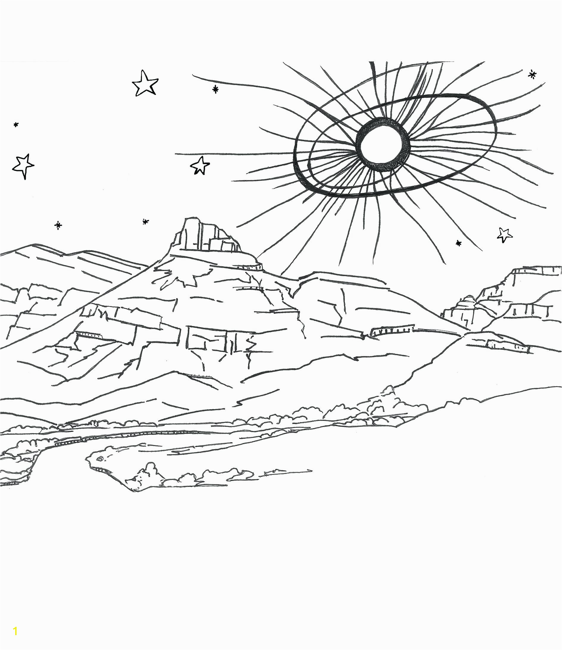 Coloring Pages for solar Eclipse Color Pages solar Eclipse Coloring Page Pdf Pages