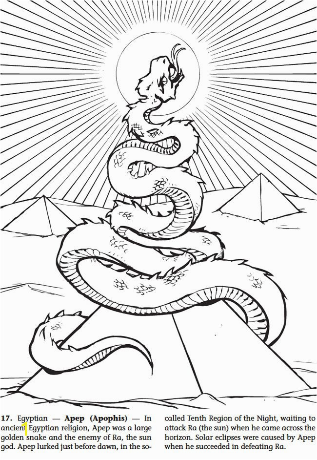 Coloring Pages for solar Eclipse Wel E to Dover Publications World Of Dragons Coloring Book