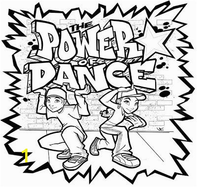 Coloring Pages Living Room Hip Hop Dance Coloring Pages
