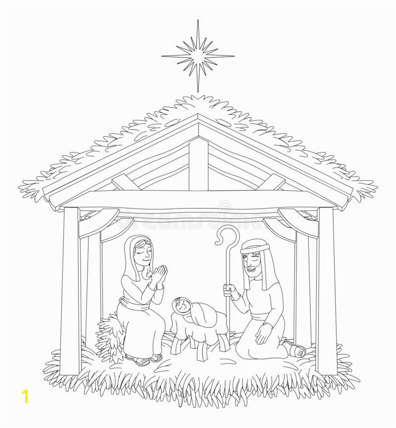 christmas nativity scene cartoon coloring christmas nativity coloring scene cartoon baby jesus mary joseph