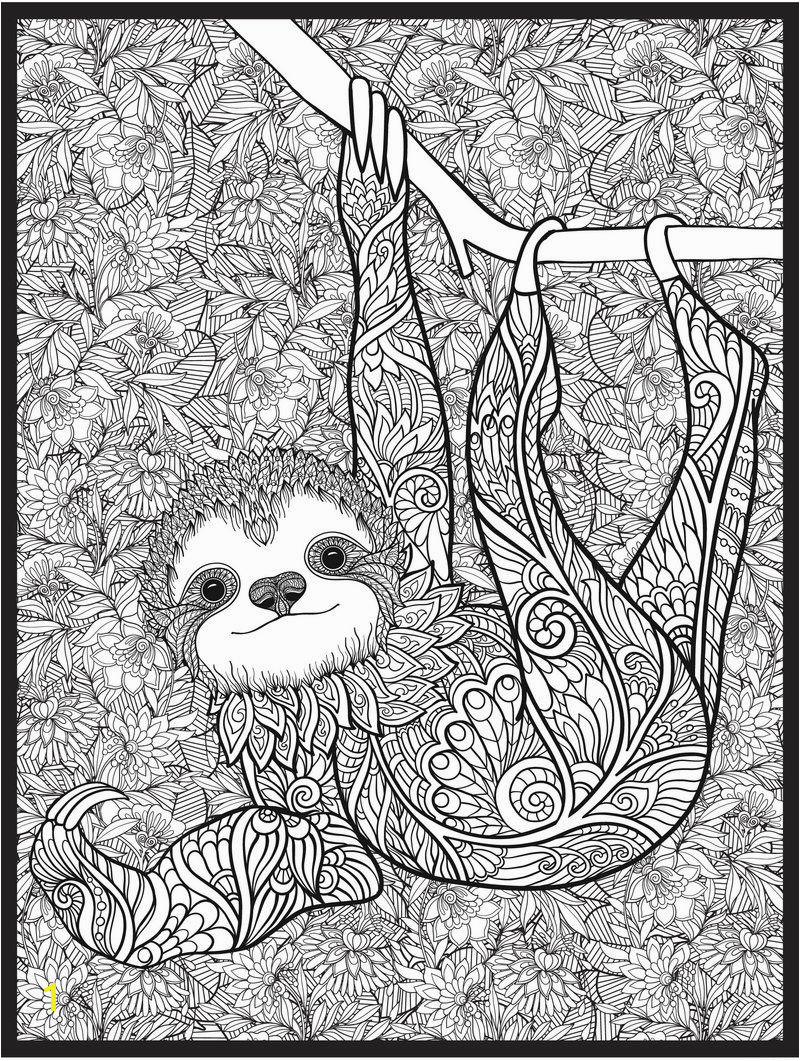 Combo Panda Coloring Page Super Huge 48" X 63" Coloring Poster