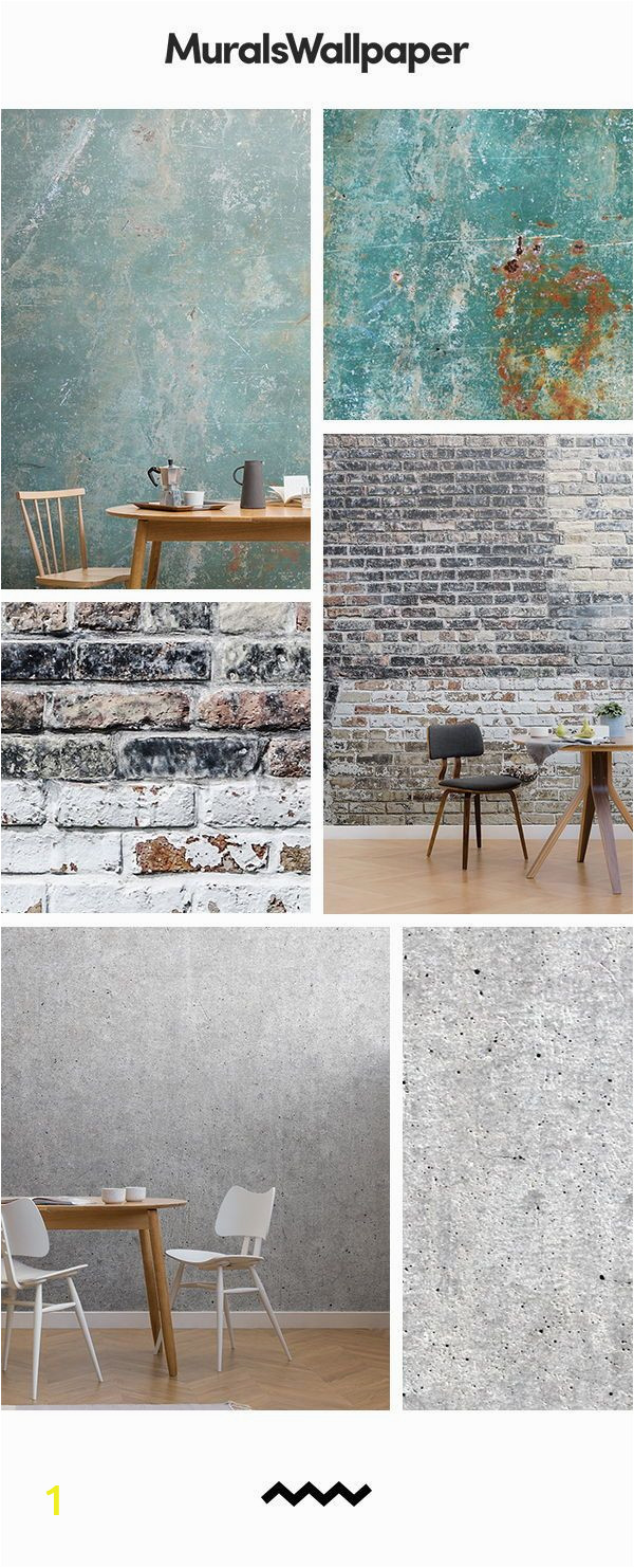 Concrete Wall Mural Ideas the Rustic Dining Room Ideas are Created with Rustic