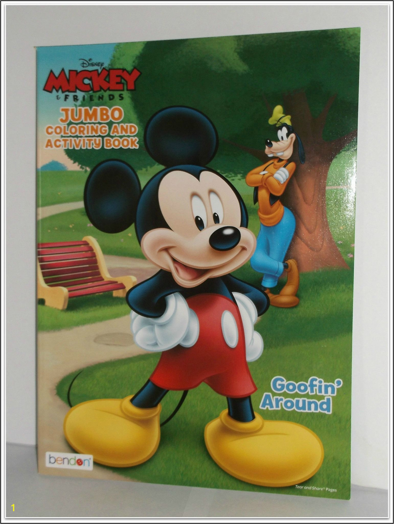 Crayola Giant Coloring Pages Mickey Mouse Kids Coloring Book Disney Mickey & Friends Jumbo Coloring