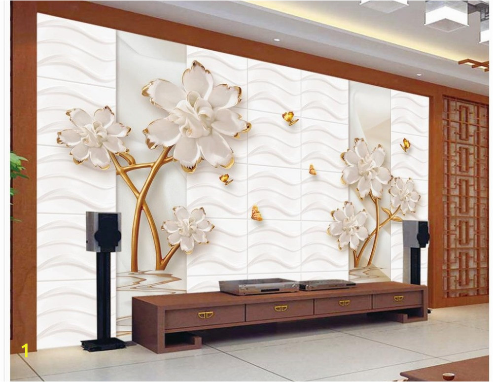 Custom Printed Wall Mural Us $15 12 Off Customized Wallpaper for Walls Embossed Flower Home Decoration Custom 3d Photo Wallpaper 3d Wall Murals Wallpaper In Wallpapers From