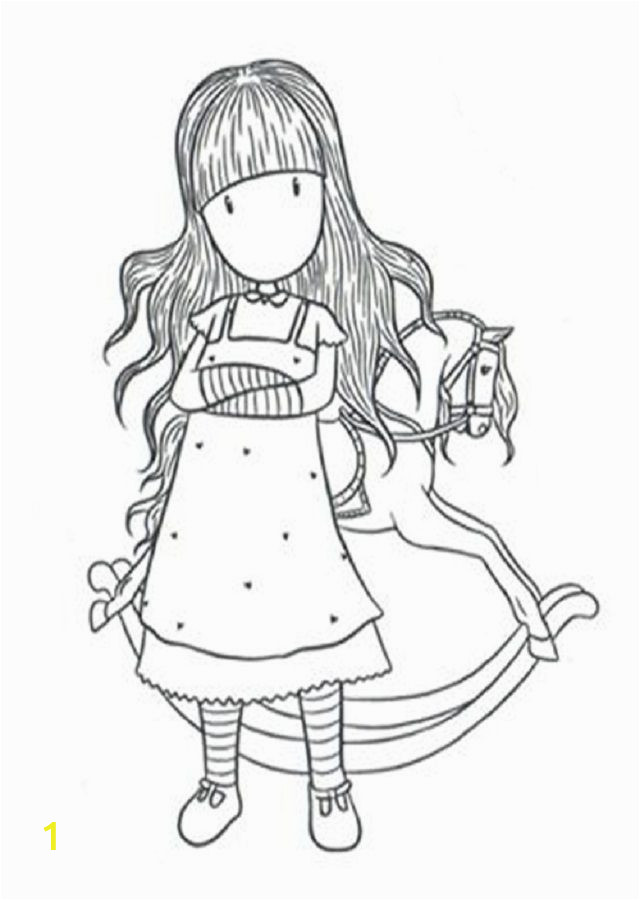 Cute Coloring Pages Of Girls Dibujos Gorjuss Para Colorear
