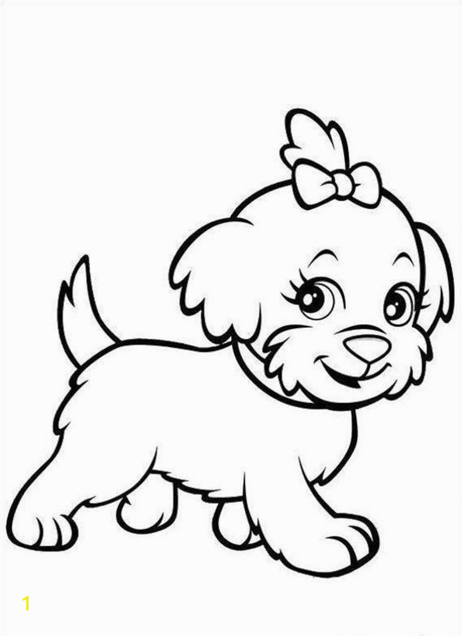 Cute Dogs Coloring Pages to Print Puppy Coloring Pages Free