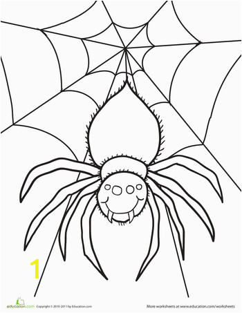 Cute Spider Coloring Pages Spider Coloring Page