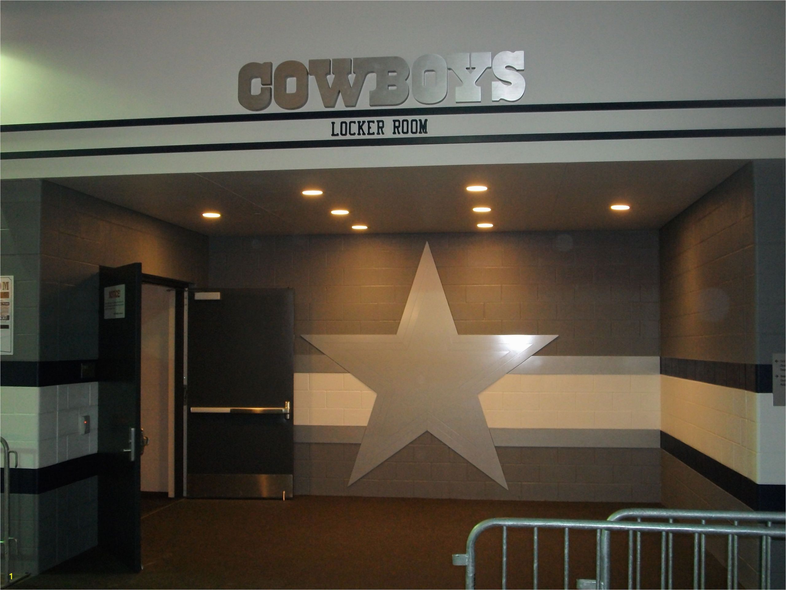 Dallas Cowboys Stadium Wall Mural Dallas Cowboys Locker Room Entrance