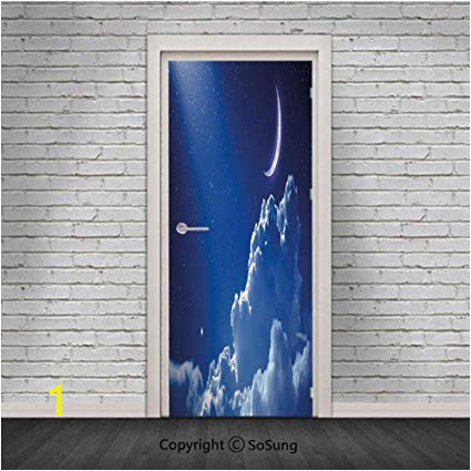 Dark Clouds Wall Mural Amazon Night Sky Door Wall Mural Wallpaper Stickers