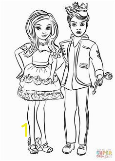 Descendants 3 Coloring Pages Audrey 47 Best Descendants Party Images