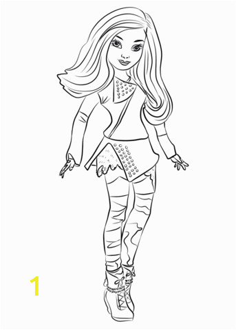 Descendants 3 Coloring Pages Audrey Highersection Highersection On Pinterest