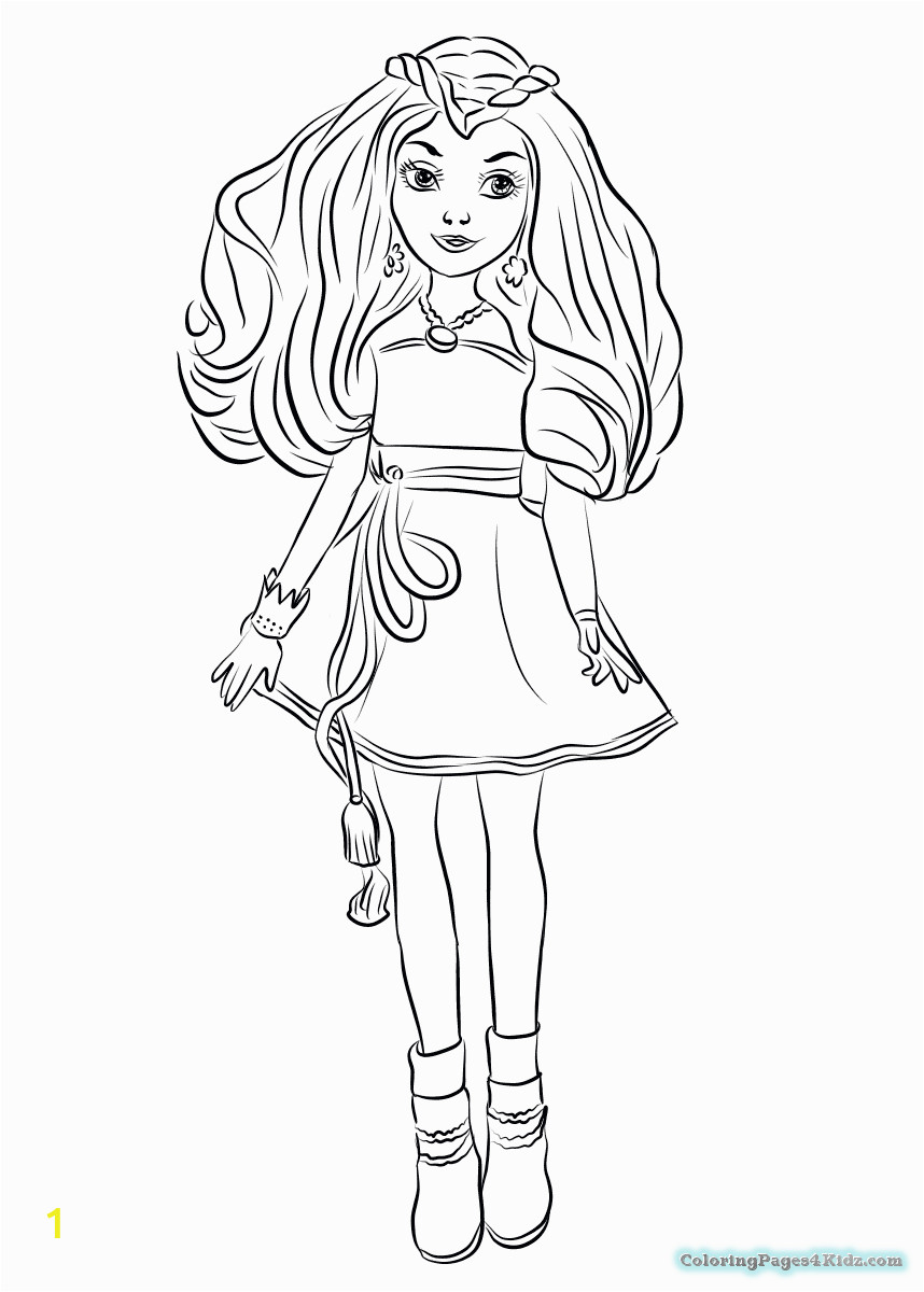 descendants coloring pages 3