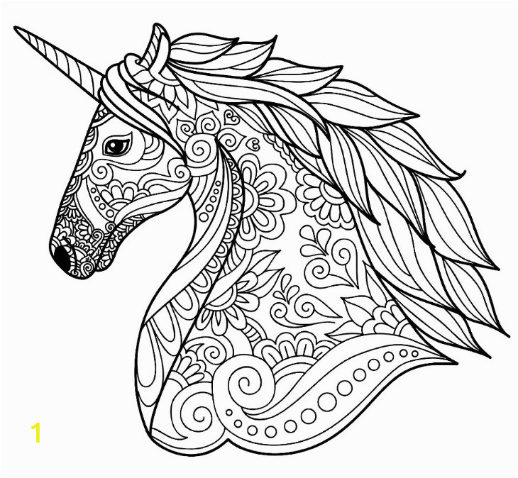 Detailed Unicorn Coloring Pages Detailed Unicorn Coloring Page Coloring Page Book