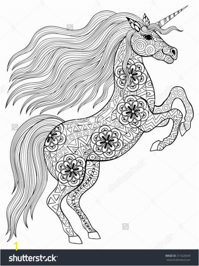 Detailed Unicorn Coloring Pages Pin Auf Ausmalbilder Erwachsene