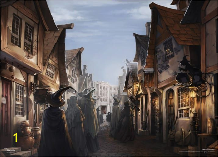 Diagon Alley Wall Mural Get It Here for $24 95