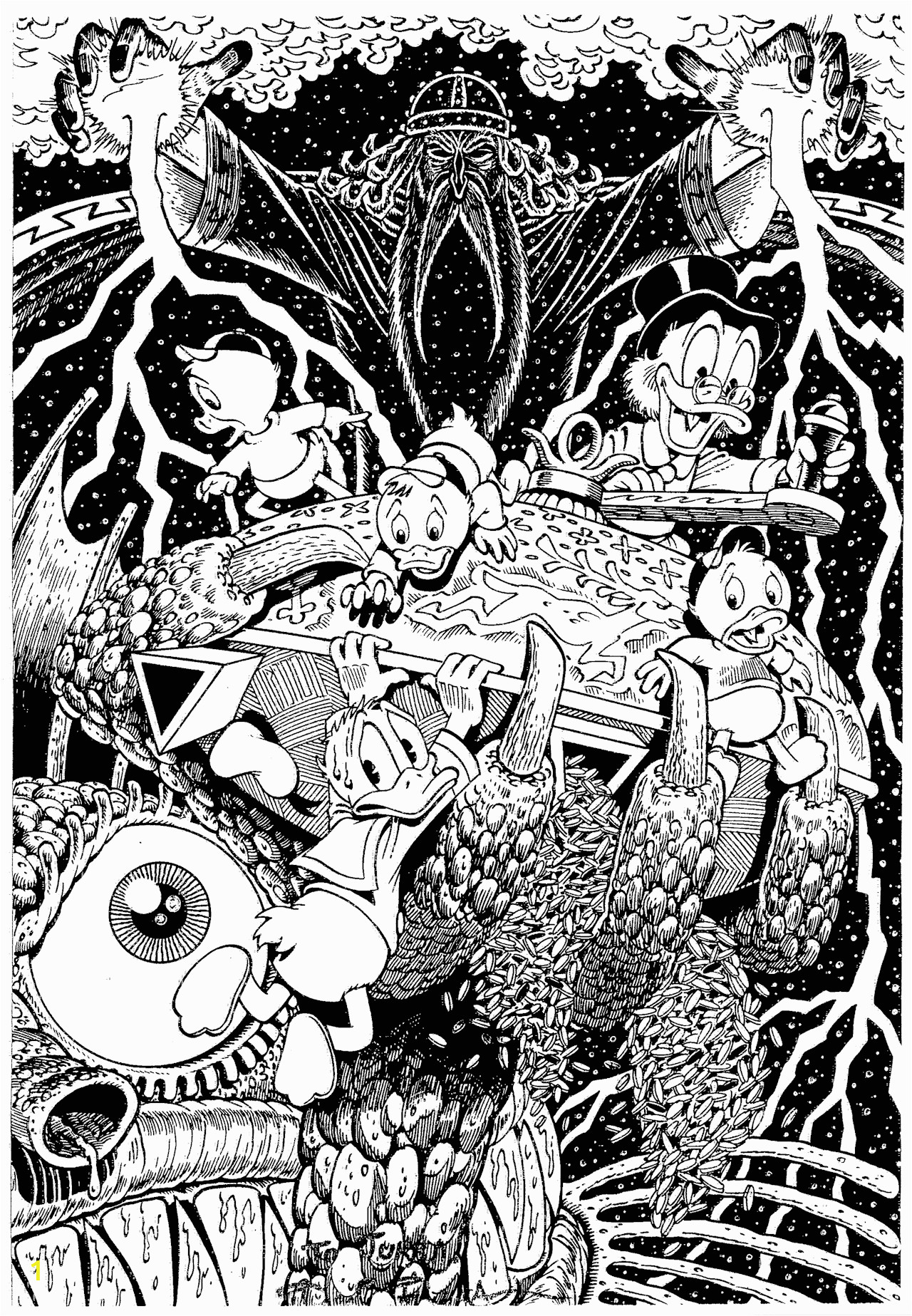 Disney Trippy Coloring Pages the Quest for Kalevala” 1999 by Don Rosa