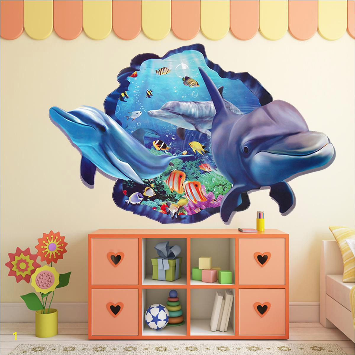 Wall Stickers Ocean DIY Dolphin SDL 1 33ba4 JPEG