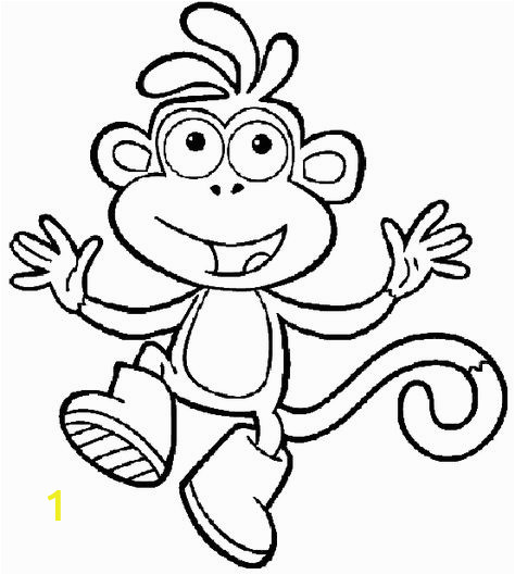 Dora and Boots Coloring Pages Pin About Monkey Coloring Pages Dora Coloring and Dora the