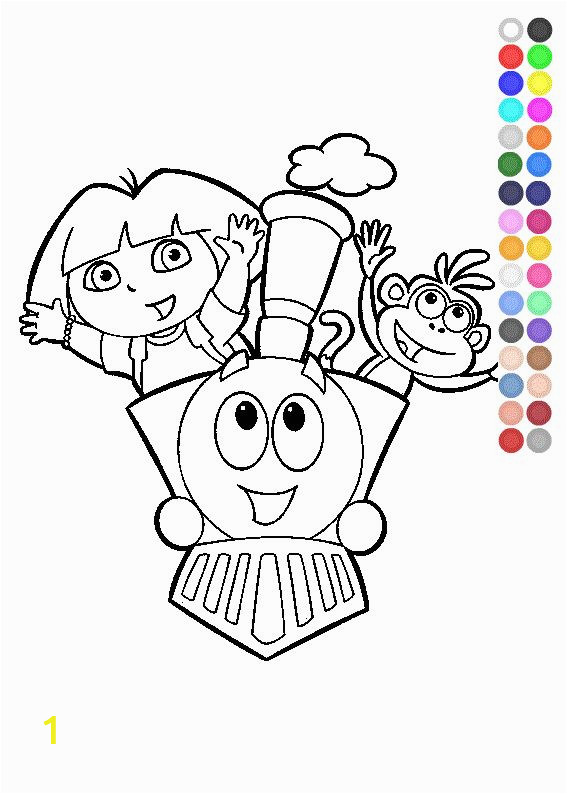 Dora Coloring Pages Halloween Lovely Coloring Pages Dora the Explorer Line Picolour