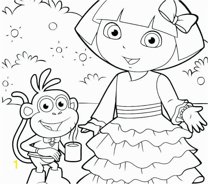 inspirational coloring pages dora the explorer online 3