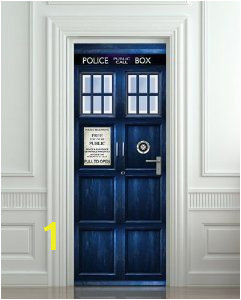 Dr who Tardis Wall Mural Wall Door Sticker who Police Box Movie Sticker Mural