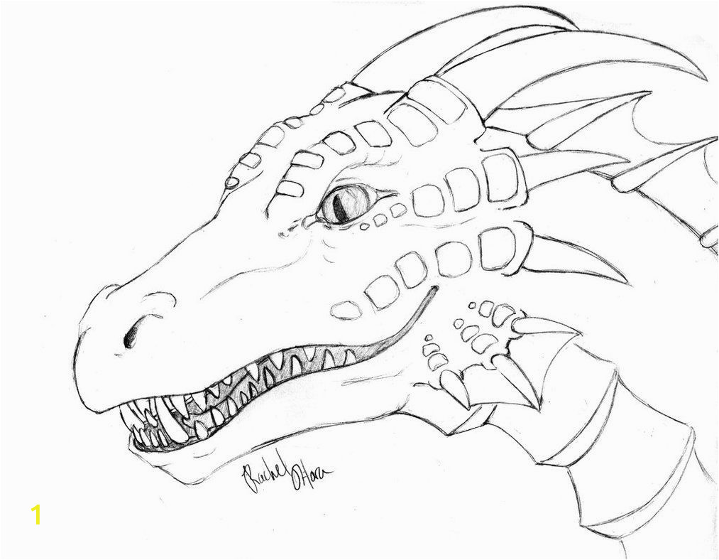 Dragon Head Coloring Pages Detailed Coloring Pages for Adults