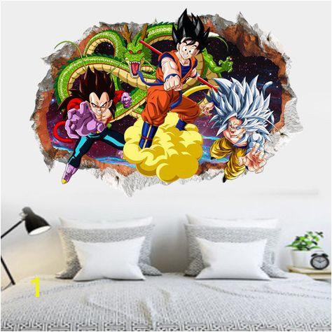 Dragon Wall Stickers Murals Dragon Ball Cartoon Dragon Goku Ve A Art Mural Wall Decal