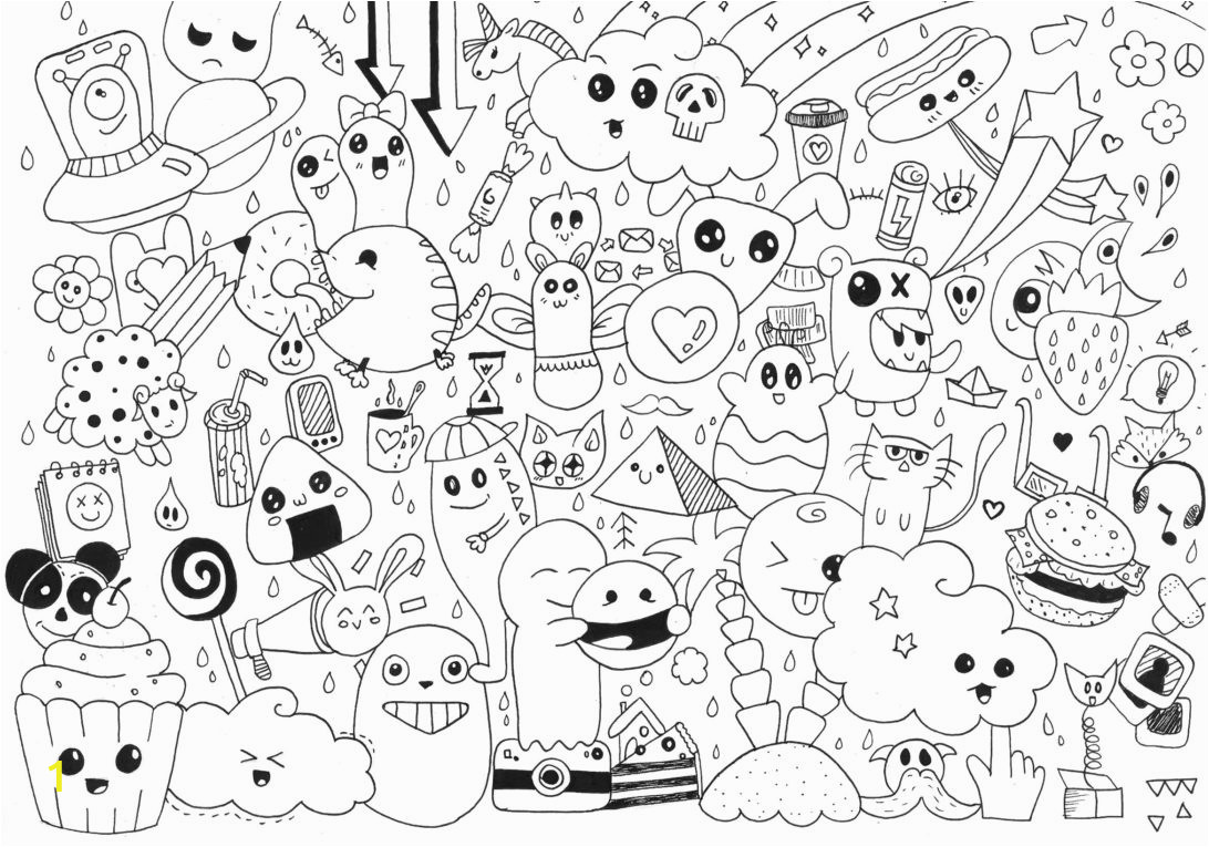 coloring pages ideas top exemplary free food photo bookle cute draw so kawaii for adults